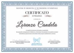 Attestato: Master in Medicina Funzionale
